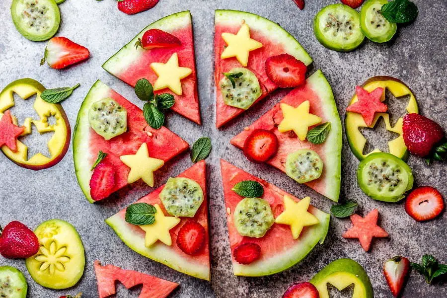 watermelon pizza