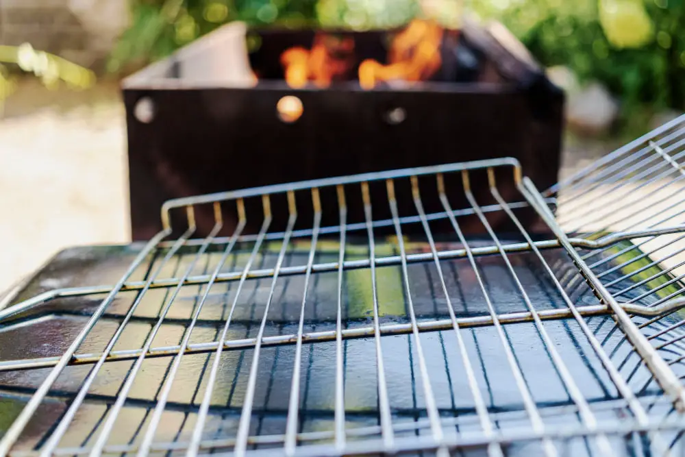 empty pellet grill