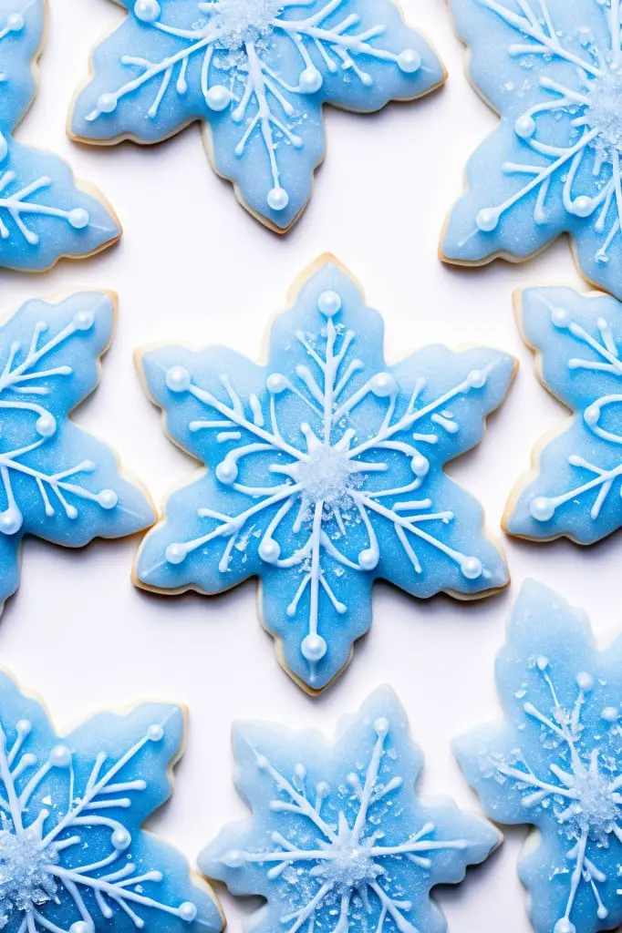 blue icing sugar cookies