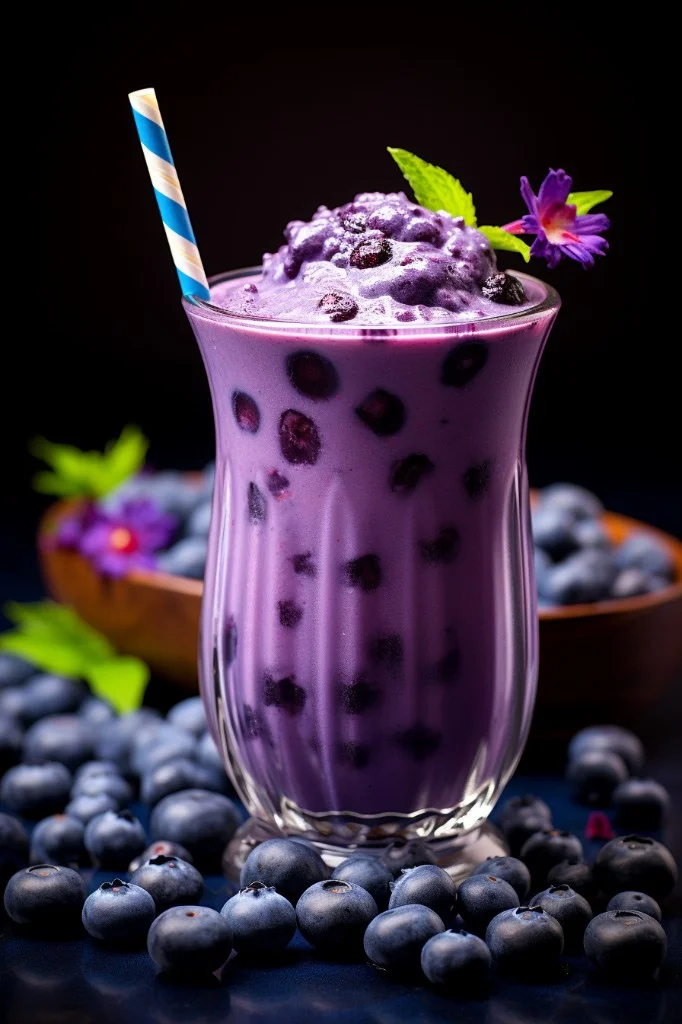 blueberry smoothies