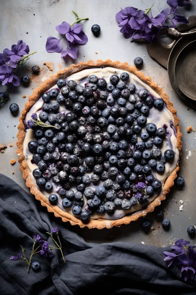 blueberry tart