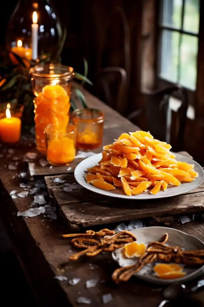 candied orange peels