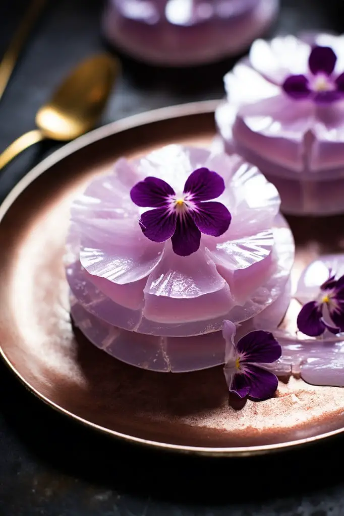 candied violet petals