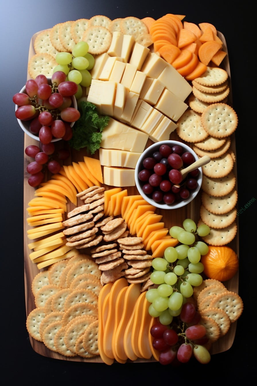 cheese and cracker platter