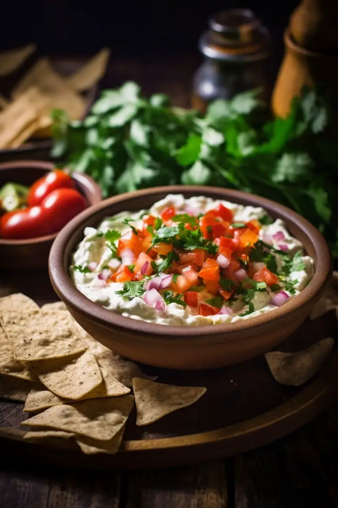 cottage cheese and salsa dip