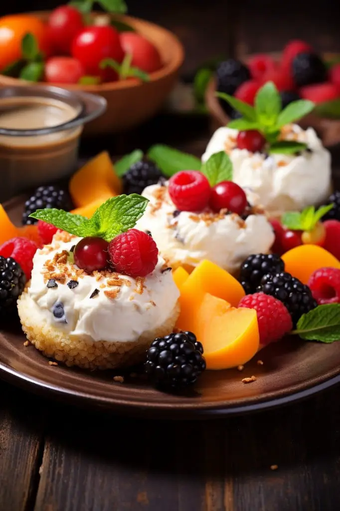 cottage cheese with fresh fruit