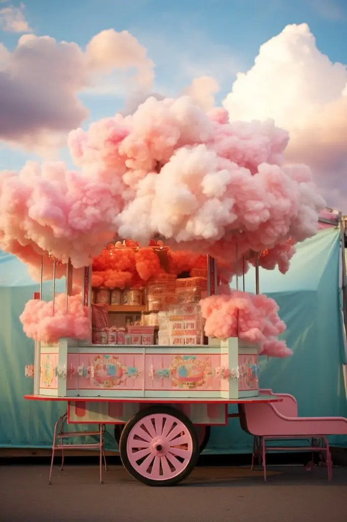 cotton candy cart