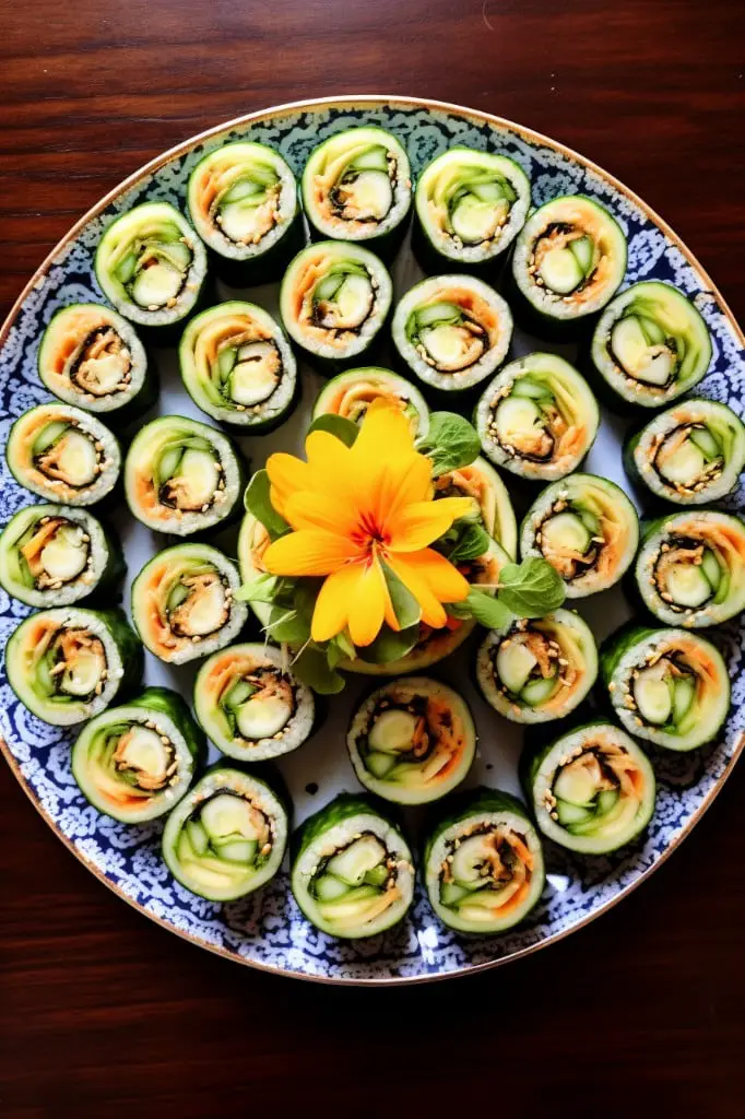 cucumber sushi rolls