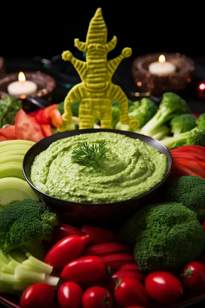 green grinch dip