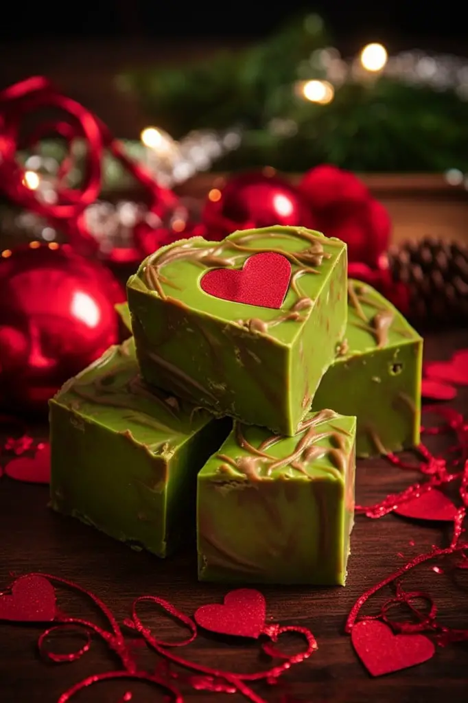 grinch christmas fudge