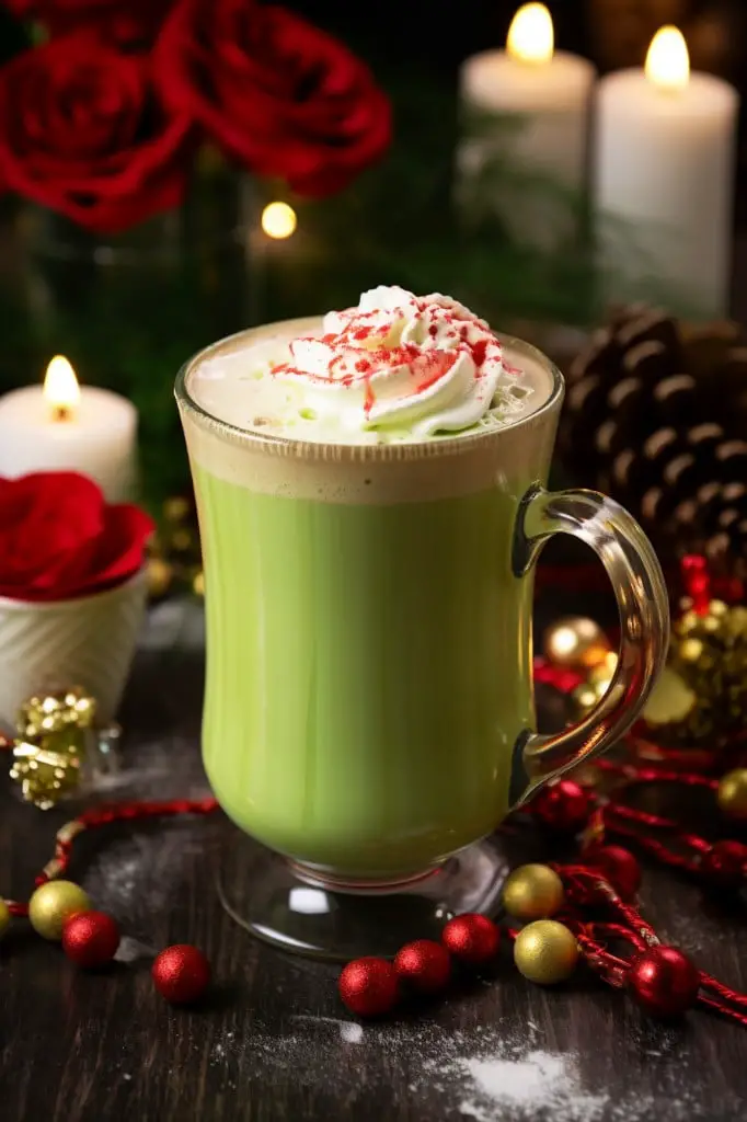 grinch green hot chocolate