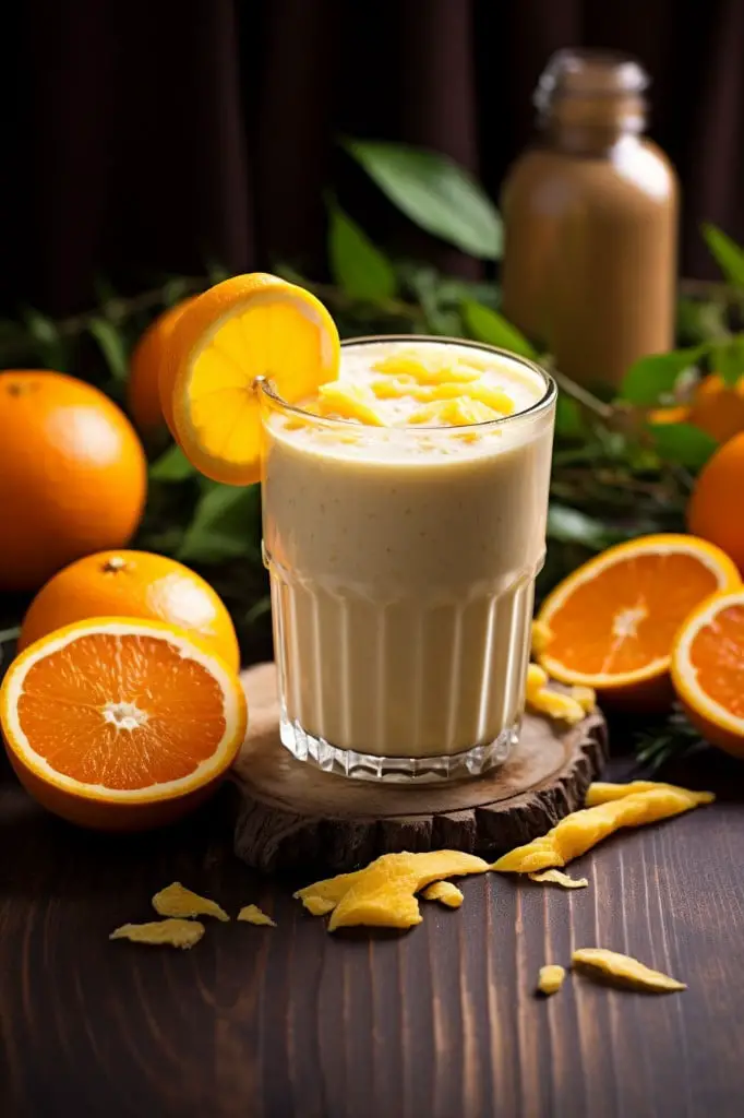 healthy orange smoothie