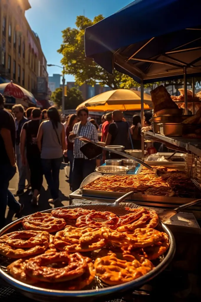 hot pretzel stand