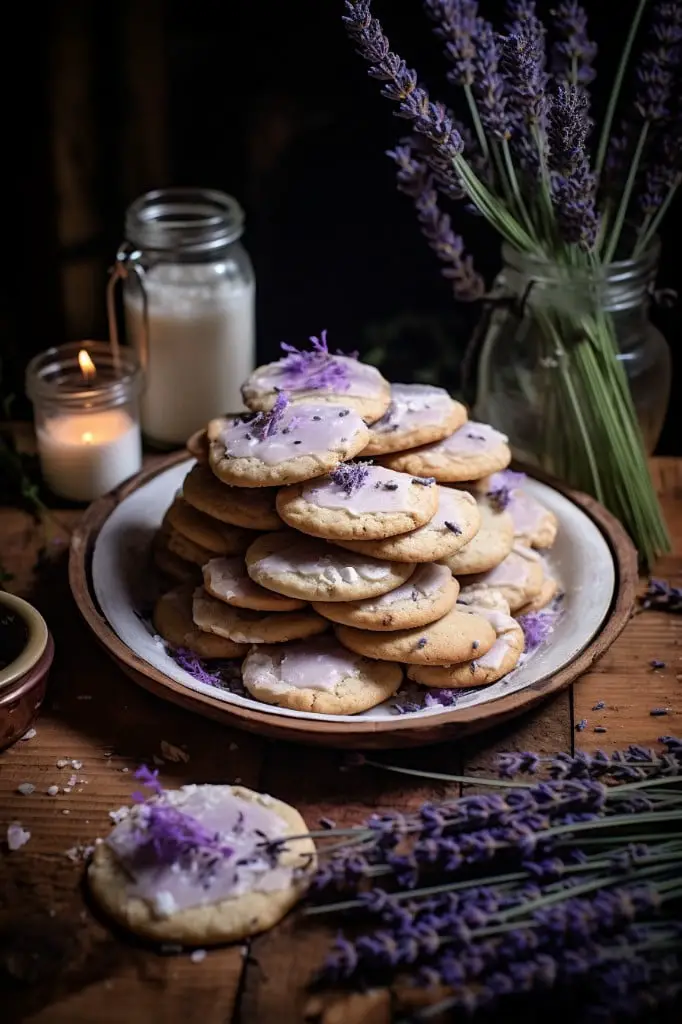 lavender infused cookies
