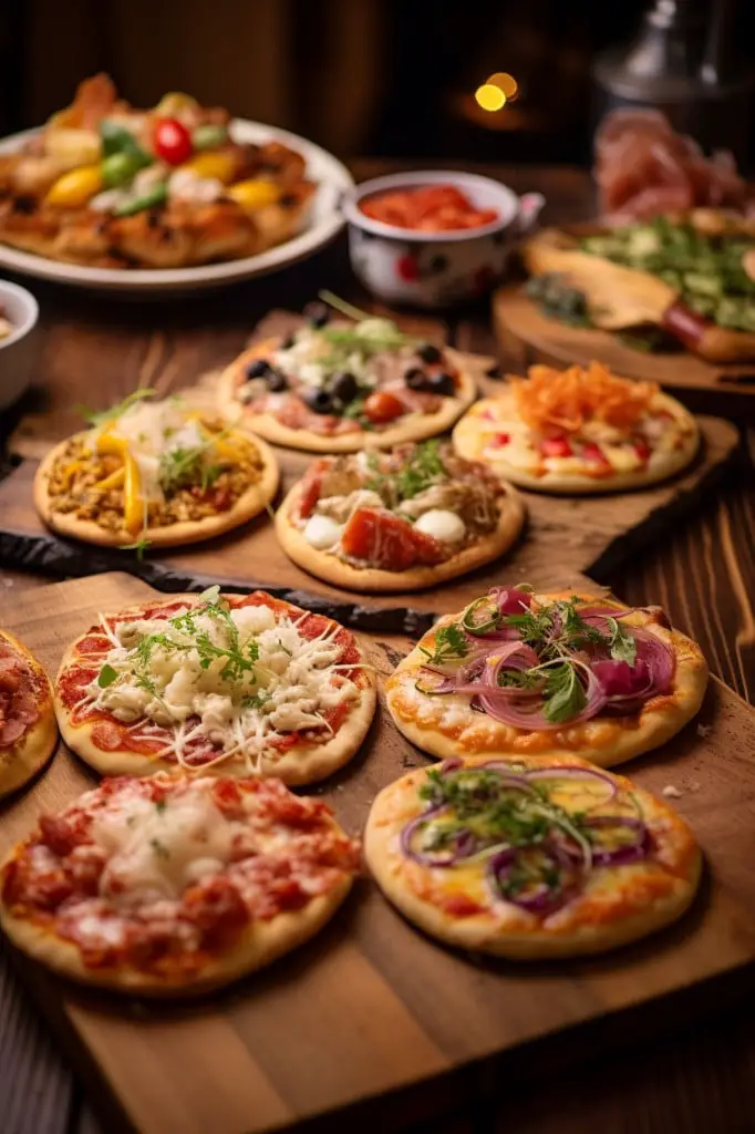 mini pizzas