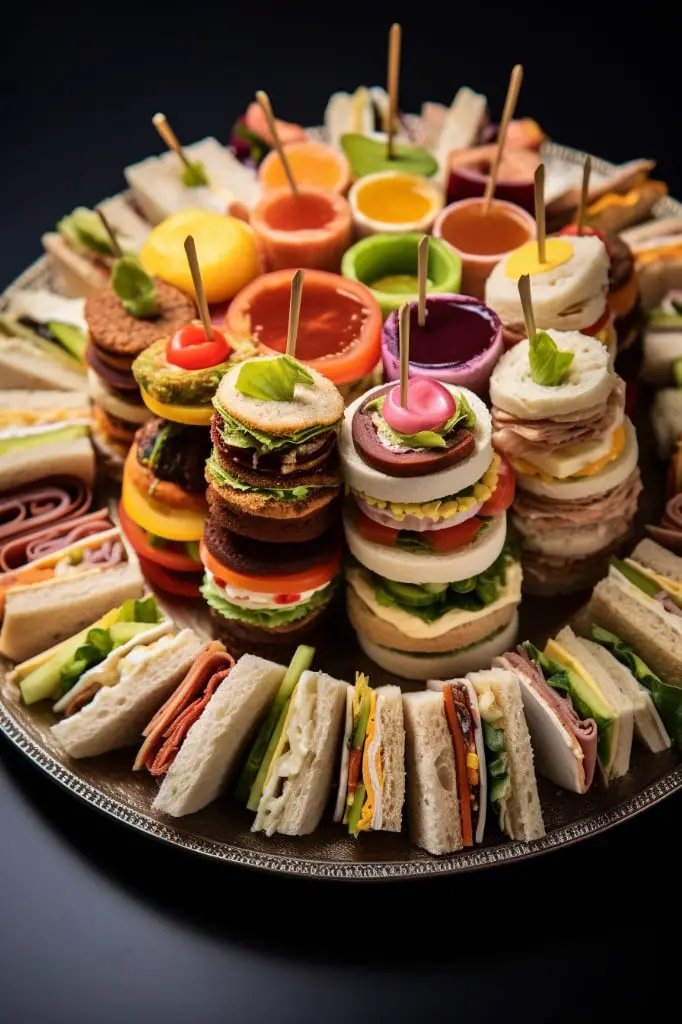 mini sandwiches