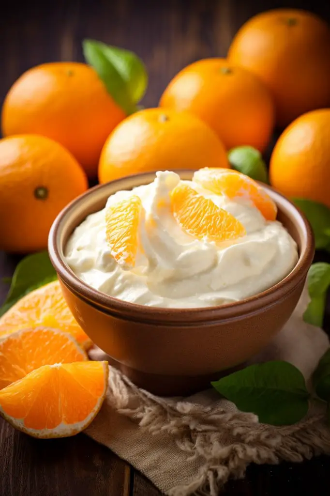orange flavored yogurt