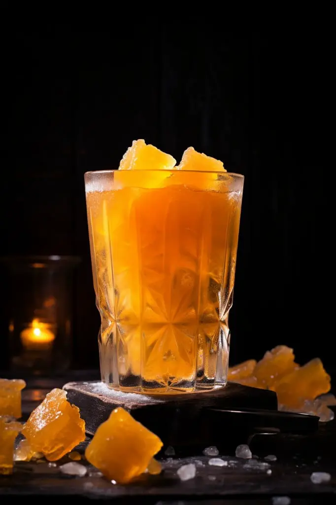 orange juice ice cubes