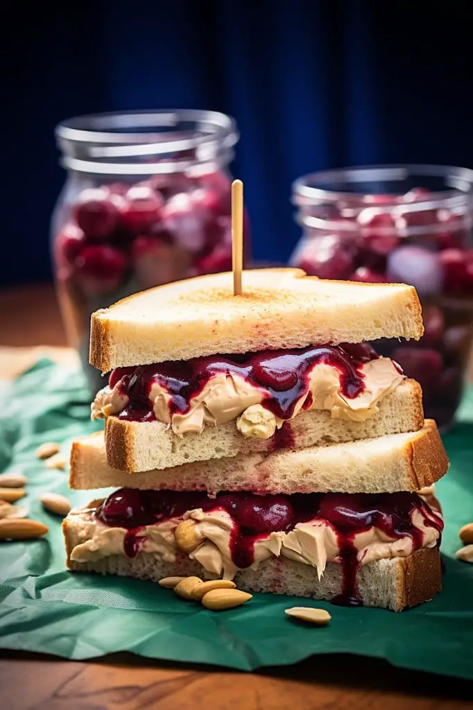 peanut butter and jelly sandwiches