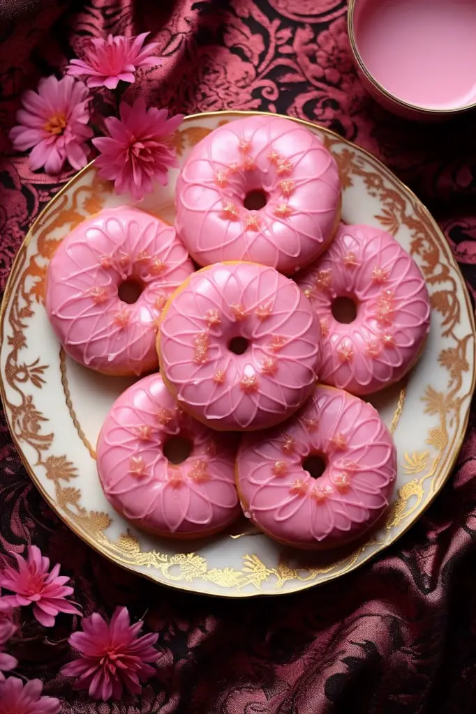 pink donuts
