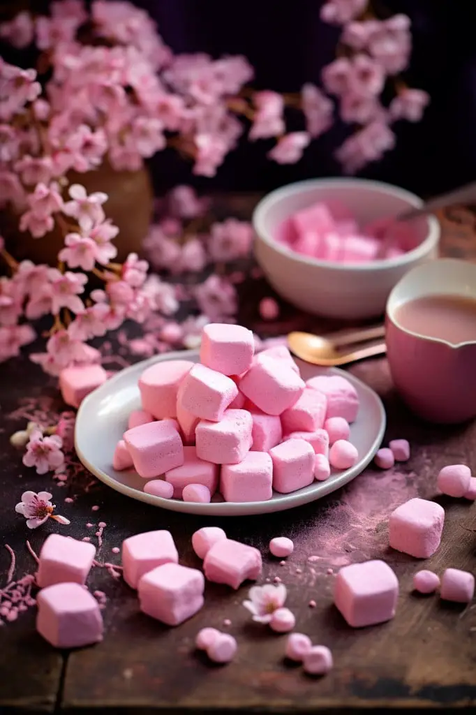 pink marshmallows