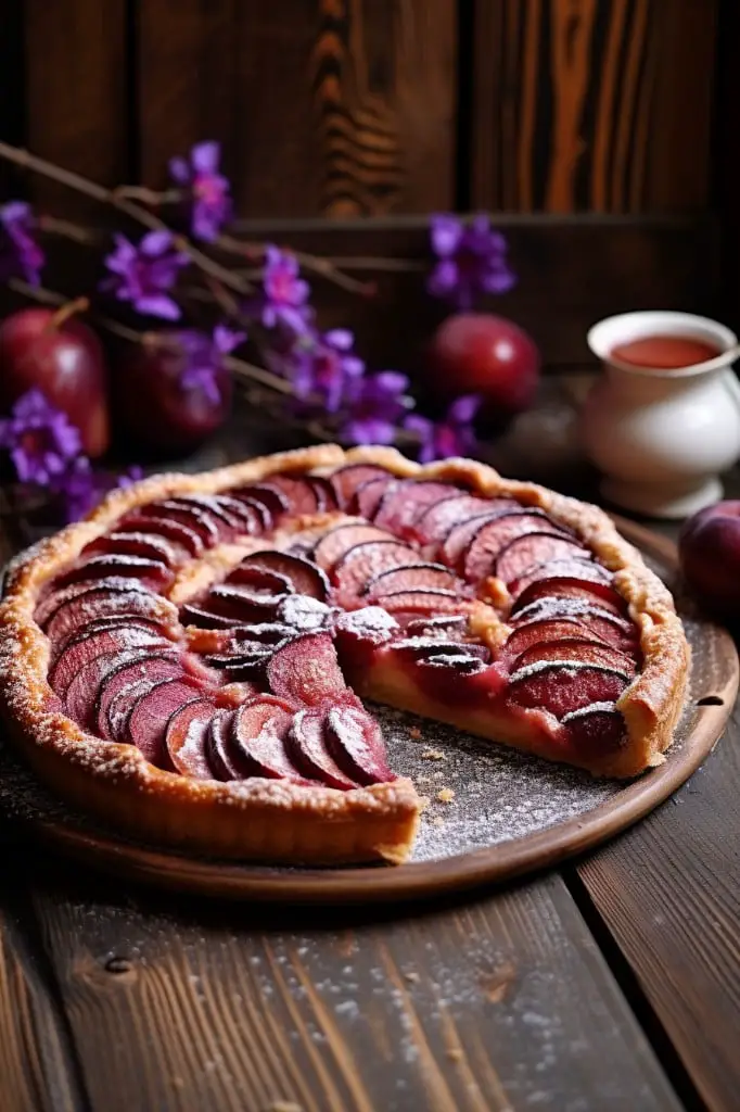 plum tart