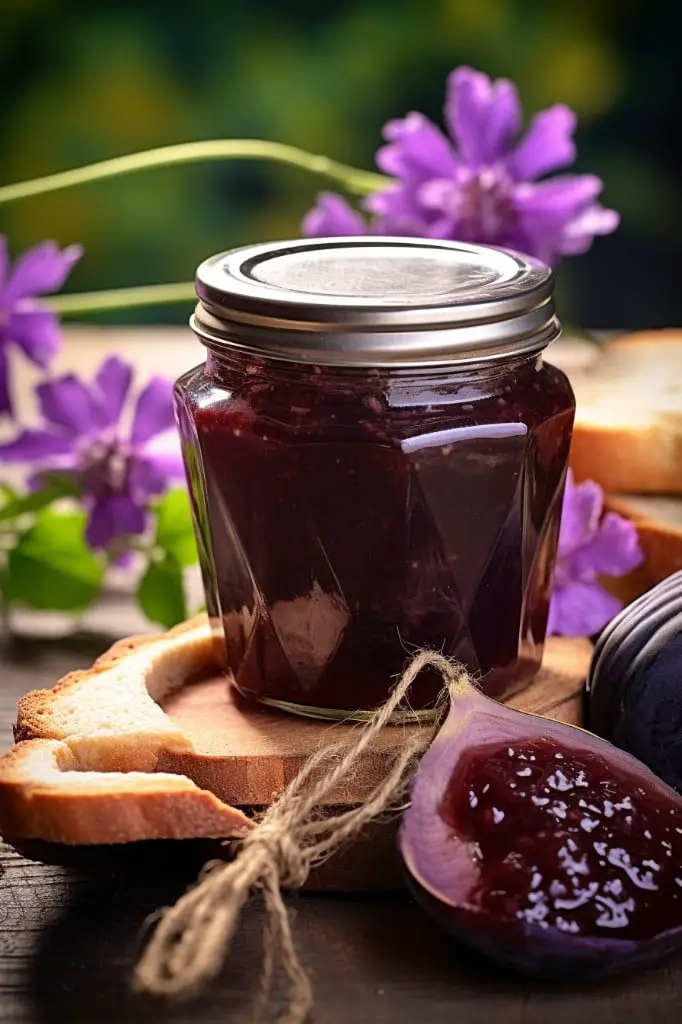 purple fig jam