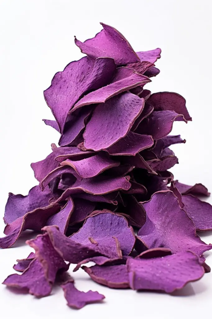 purple sweet potato chips