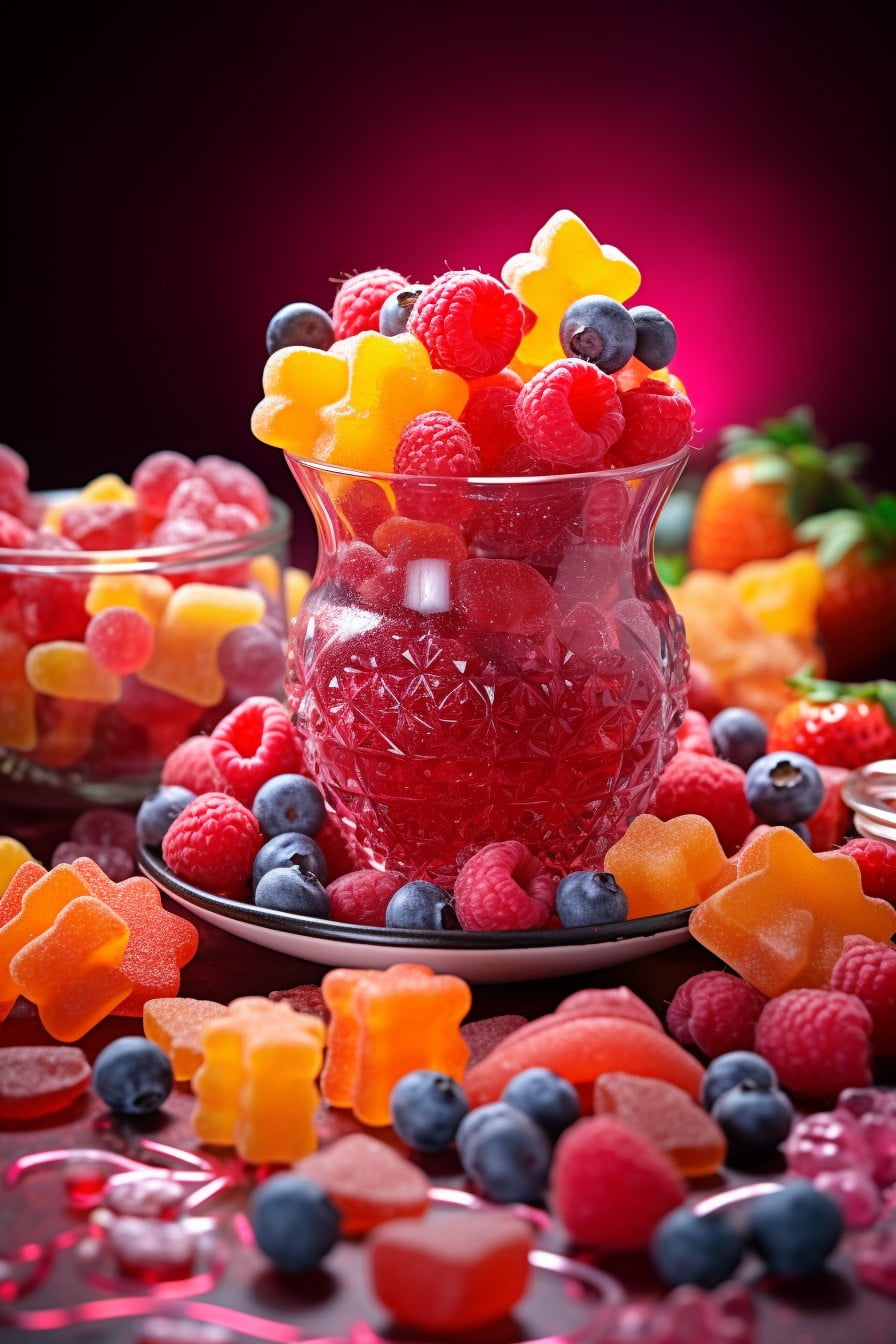 raspberry gummies