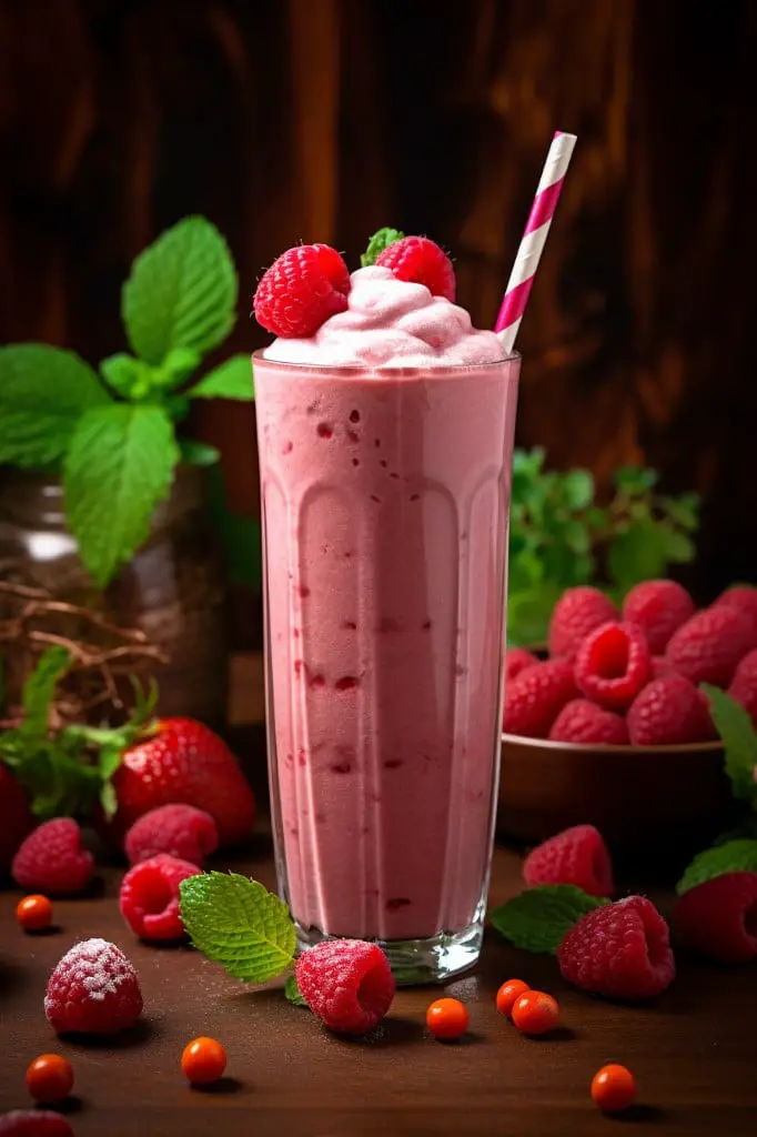 raspberry smoothie