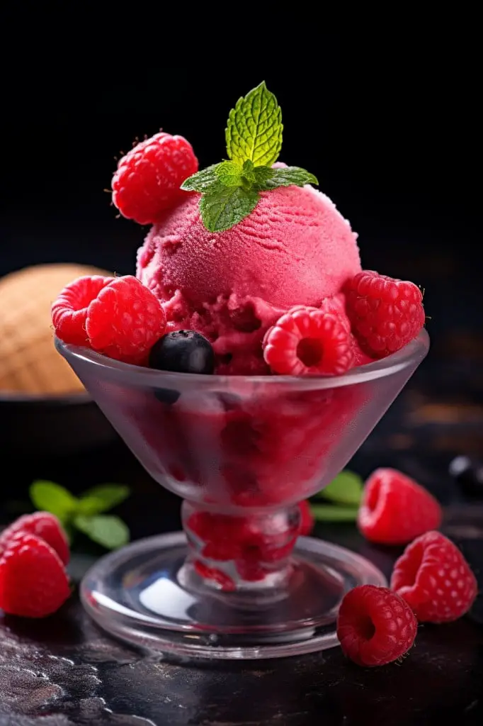 raspberry sorbet