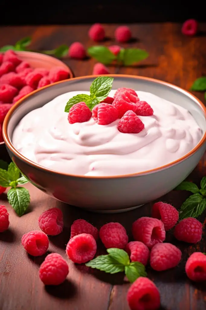 raspberry yogurt