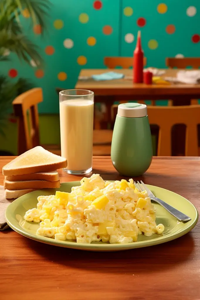 scrambled eggs and toast