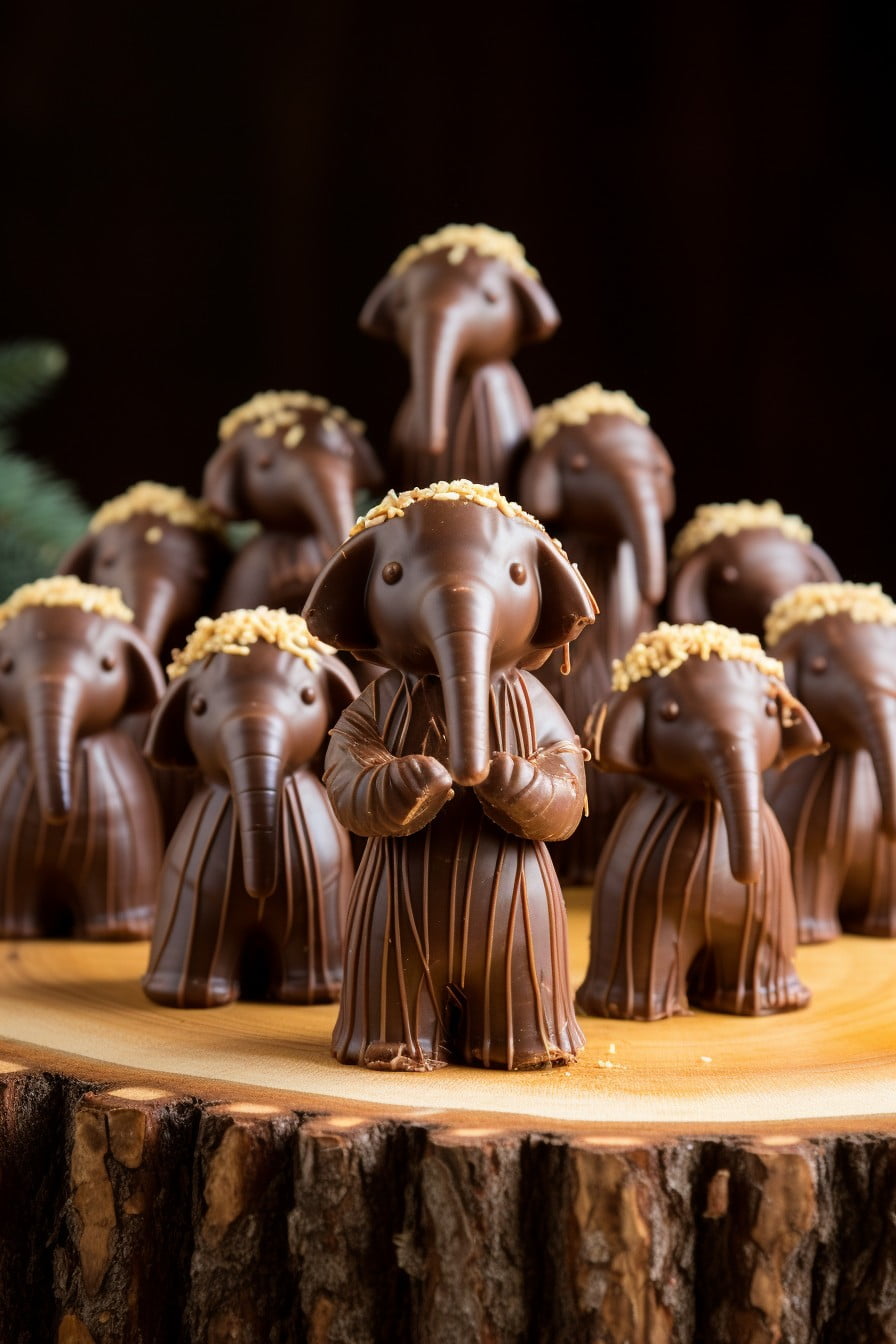 snuffaluffagus peanut butter truffles