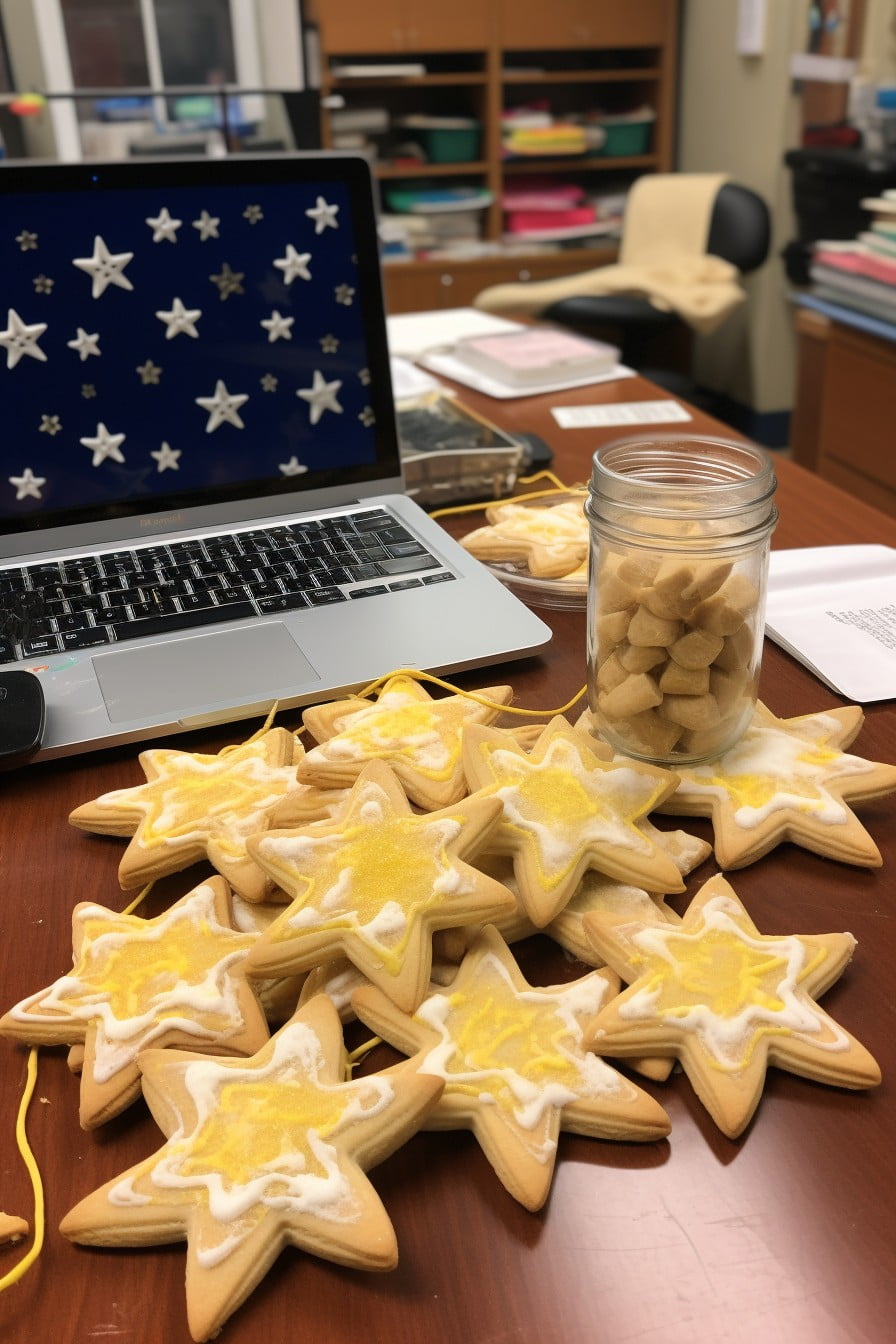 star shaped sugar cookies