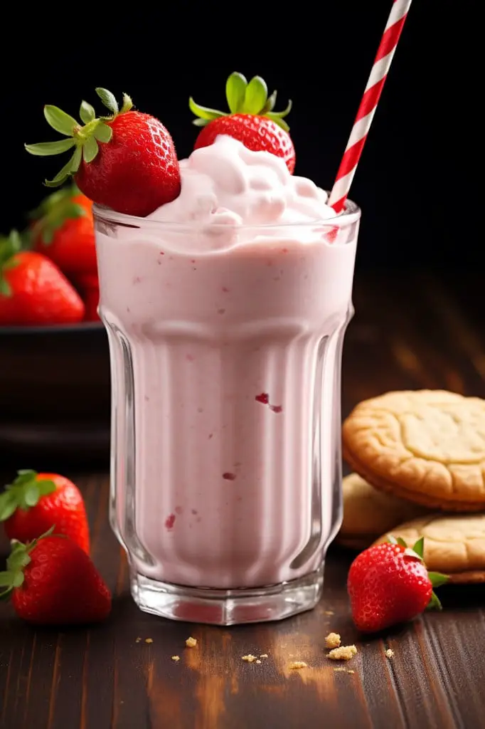 strawberry milkshake