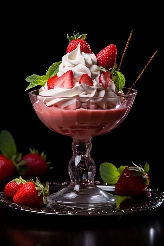 strawberry mousse