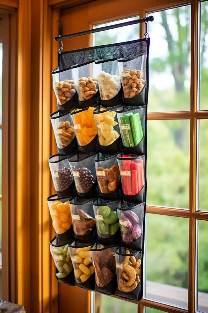 try a hanging shoe organizer