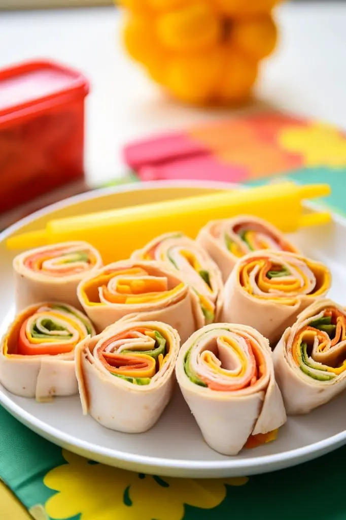 turkey and cheese roll ups