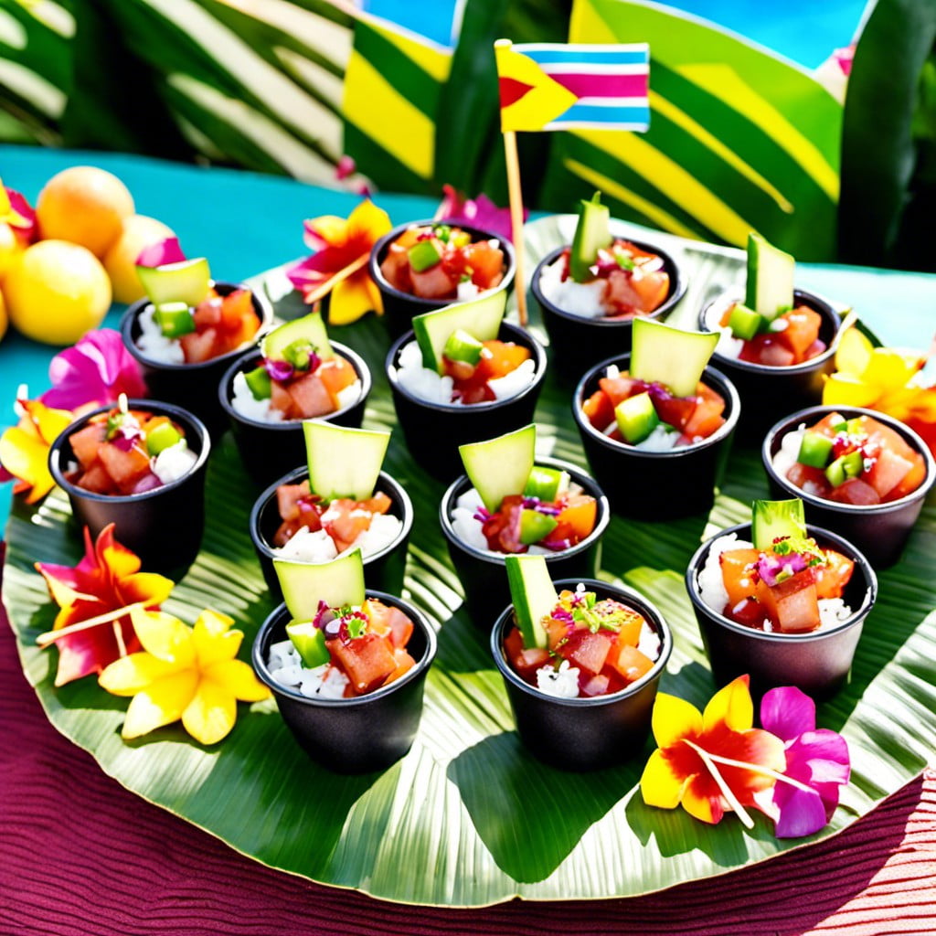 ahi poke cups