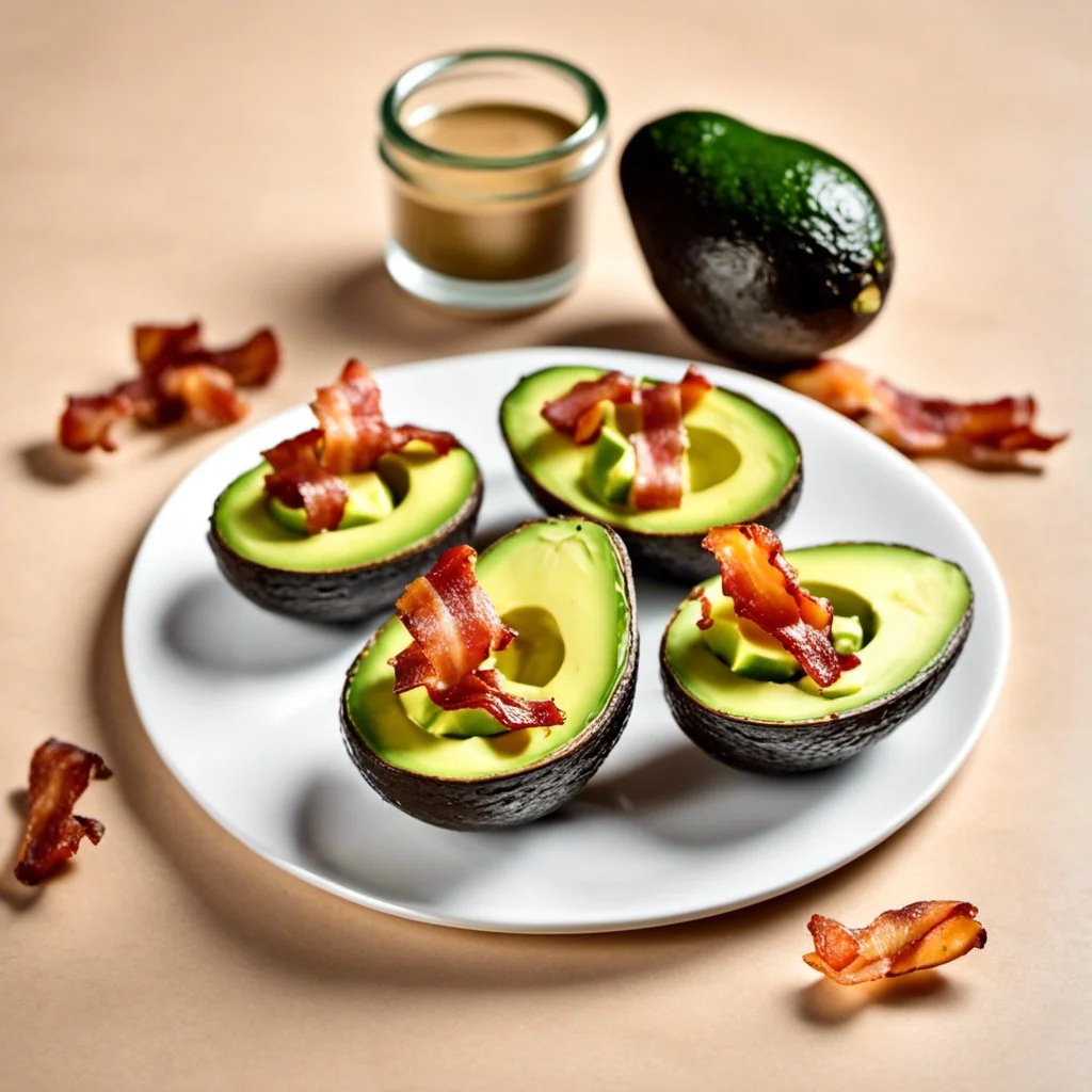 avocado and bacon bites