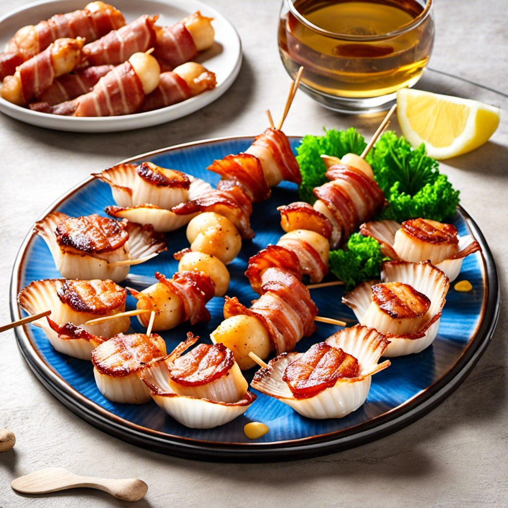 bacon wrapped scallops