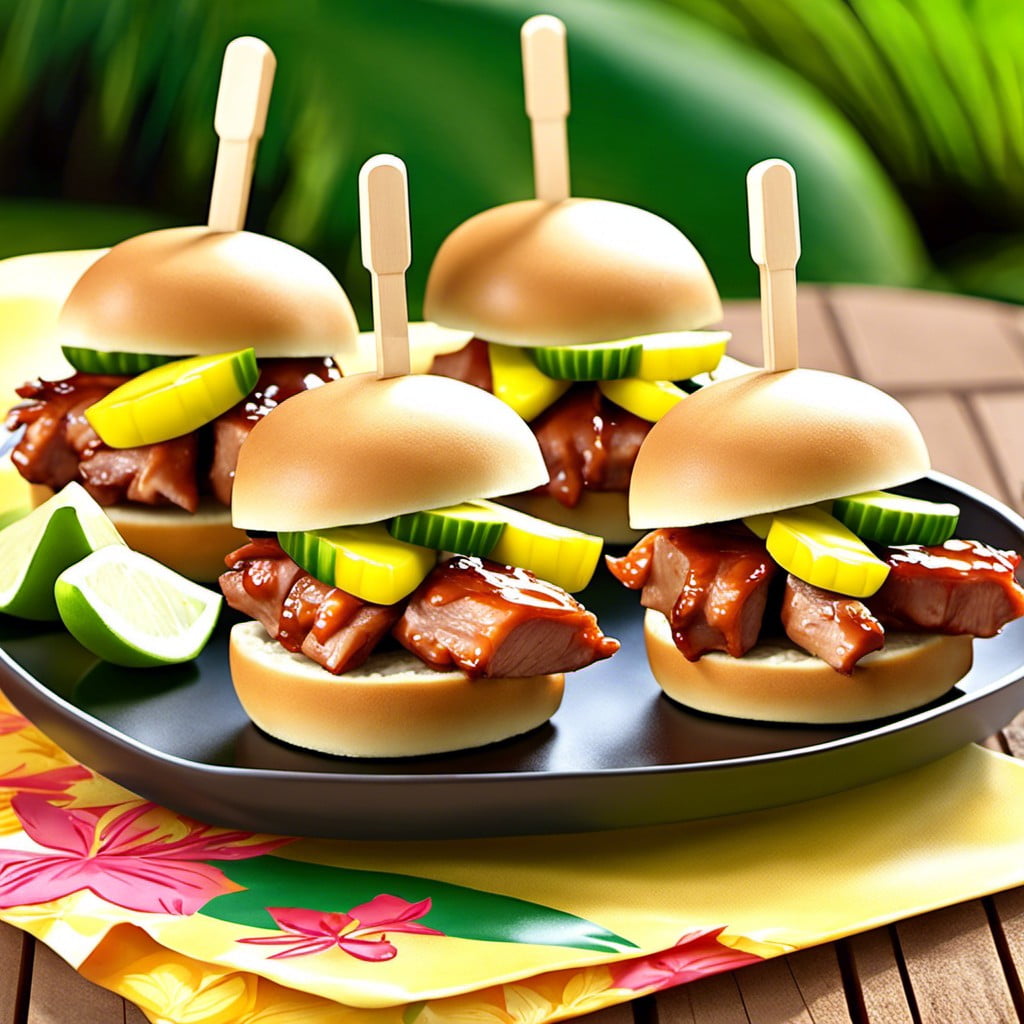 bbq pork sliders