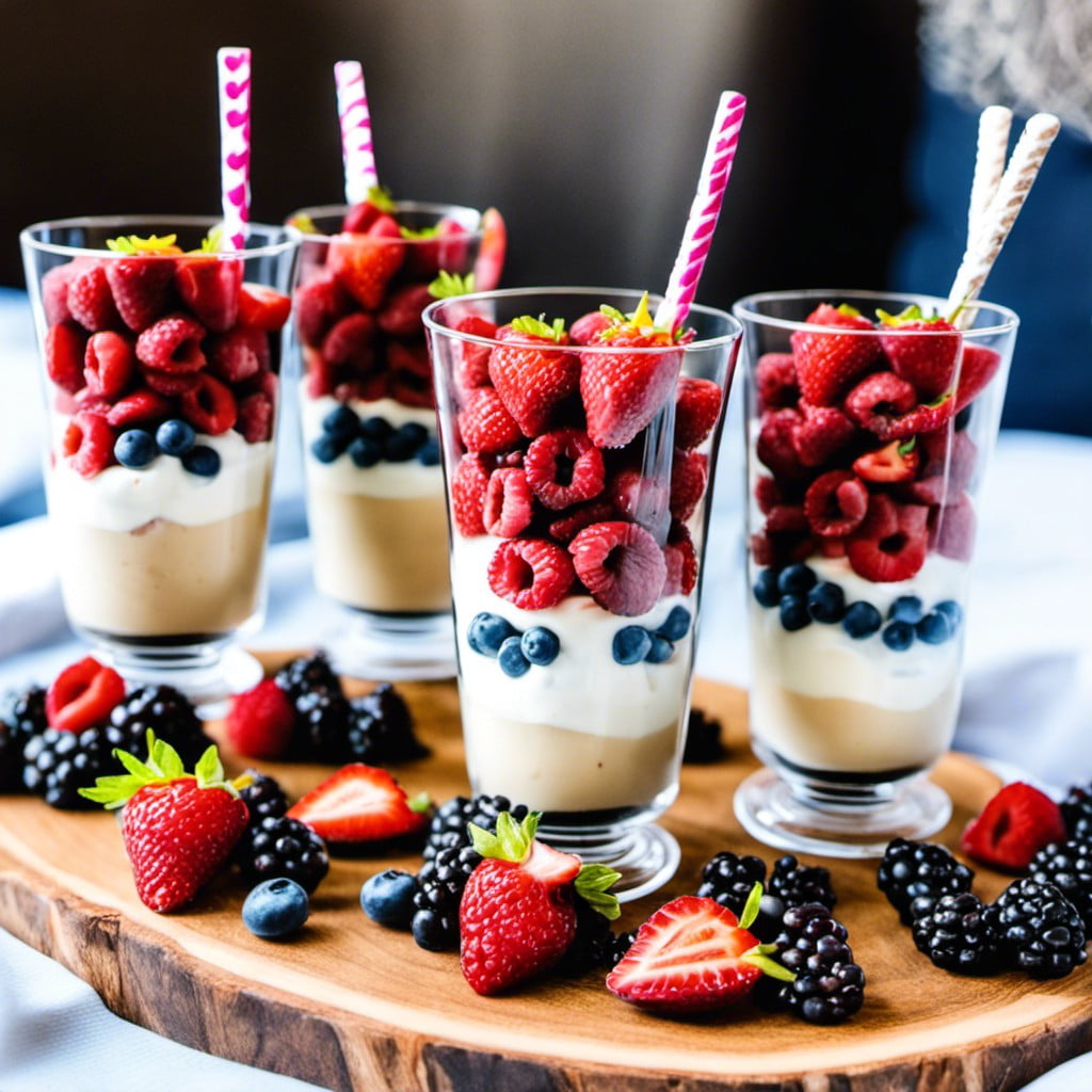 berry and yogurt parfait
