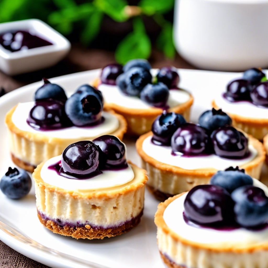 blueberry cheesecake bites