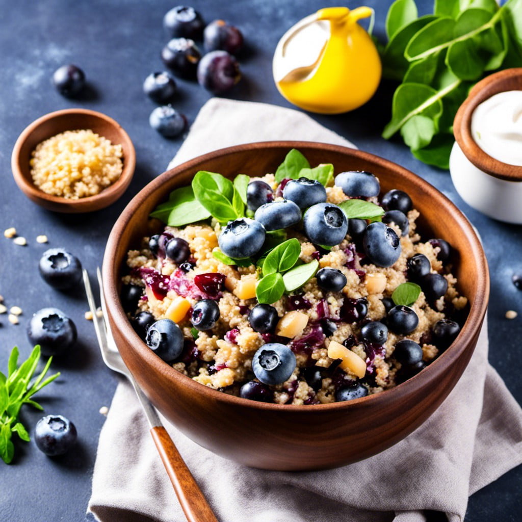 blueberry quinoa salad