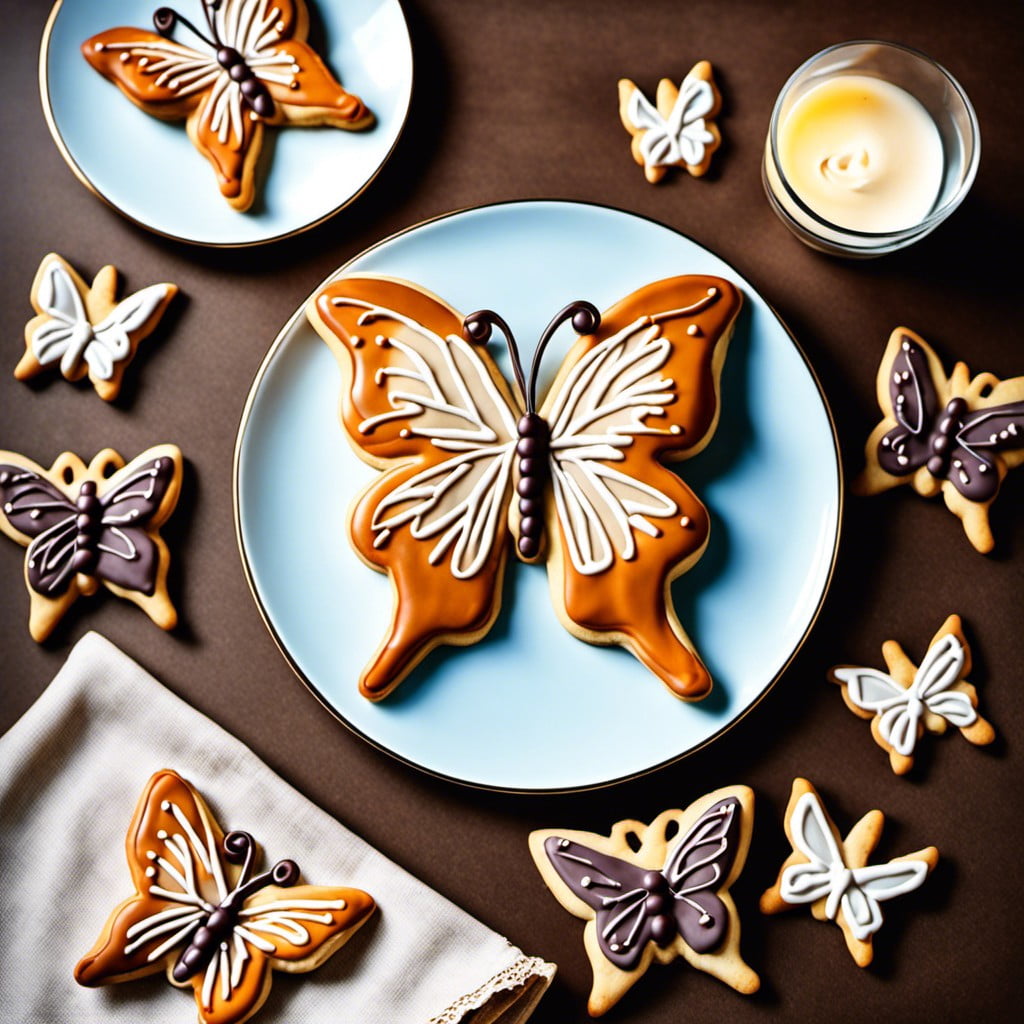 butterfly shaped cookies