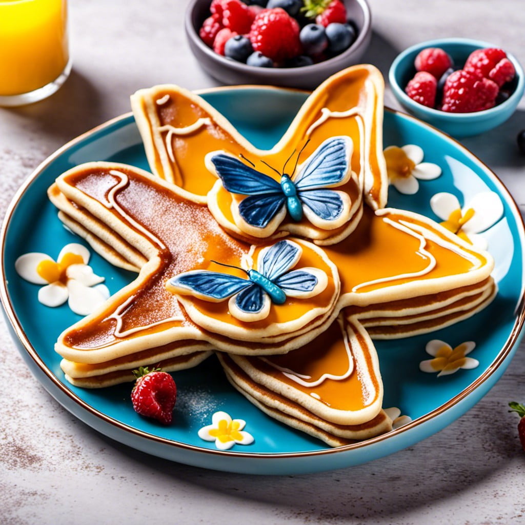 butterfly shaped pancakes