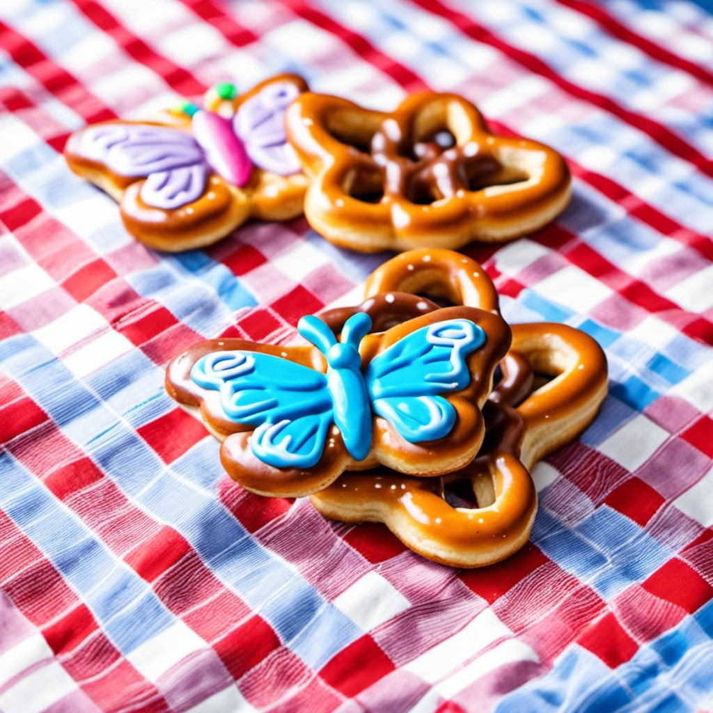 butterfly shaped pretzels