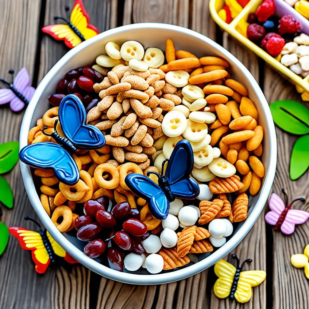 butterfly snack mix